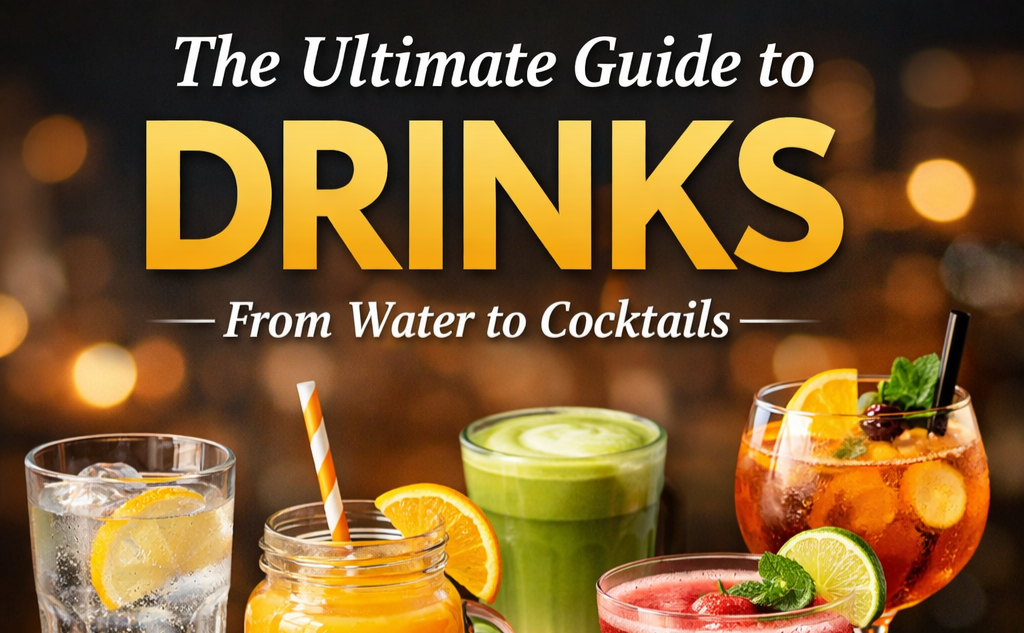 The Ultimate Guide to Drinks: From Water to Cocktails  Choosing What to Drink, When, and How Much