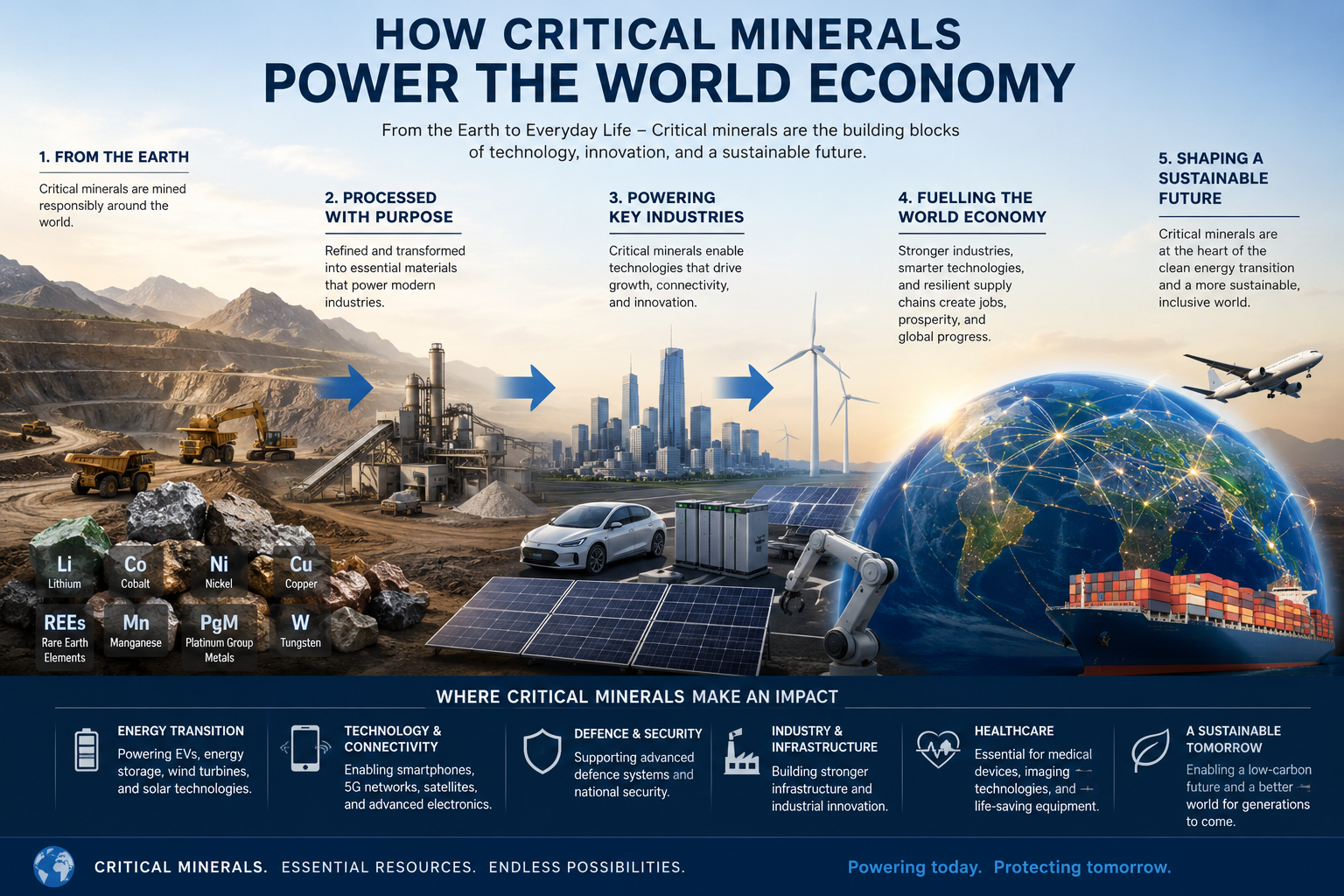 How Critical Minerals Power the World Economy and global trade