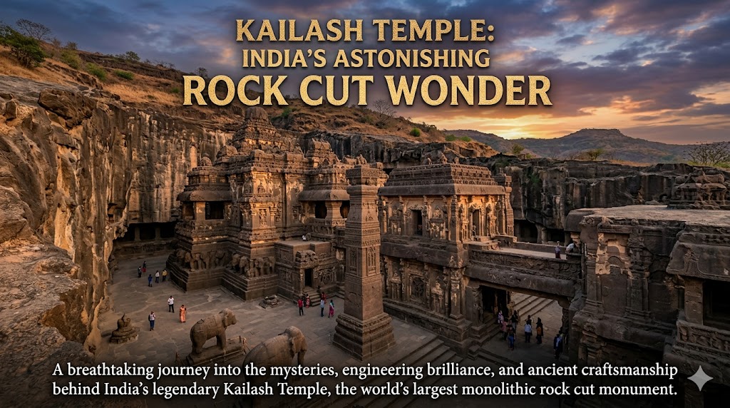 Kailash Temple: India's Astonishing Rock Cut Wonder