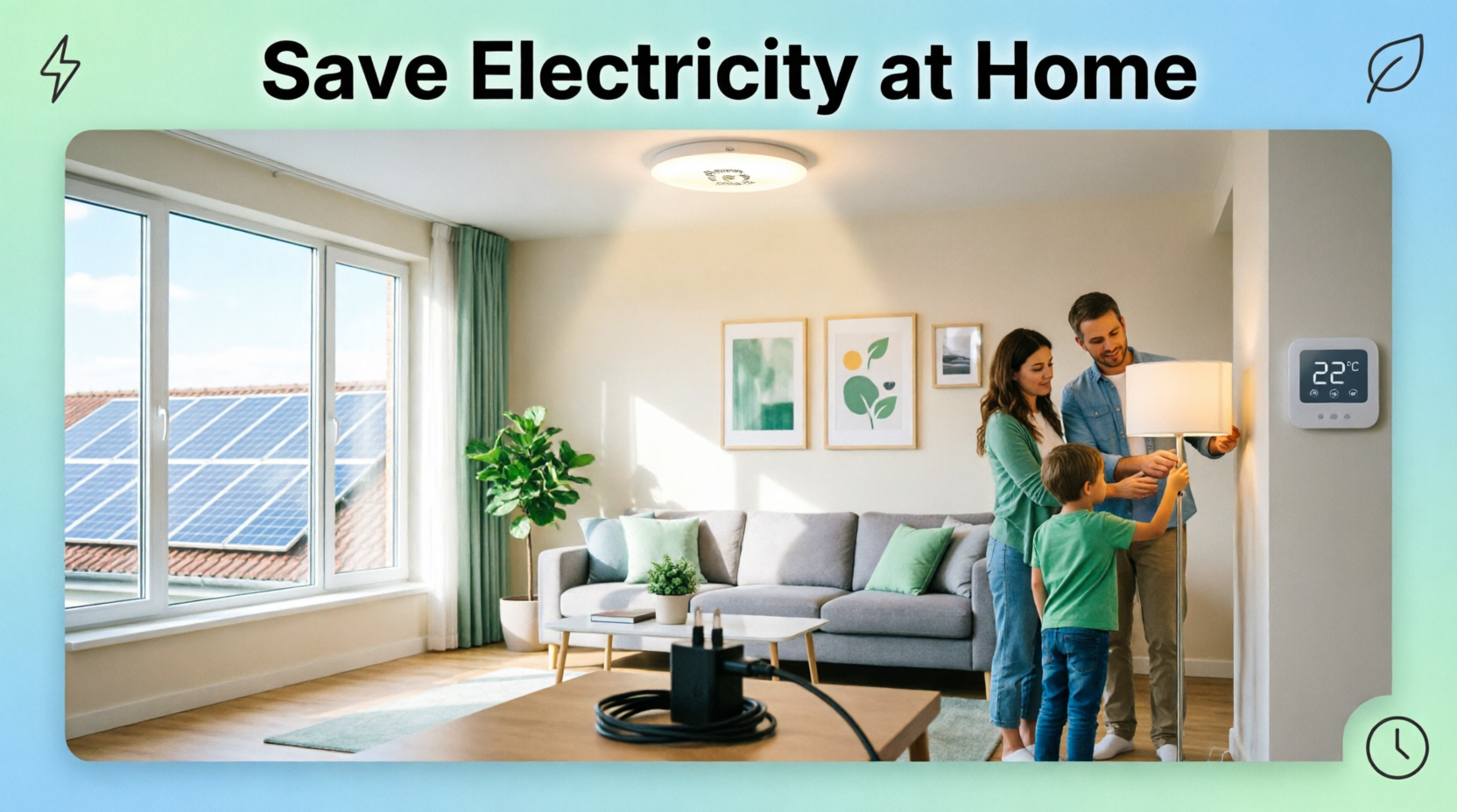 Simple Daily Tips to Save Electricity at Home Efficiently