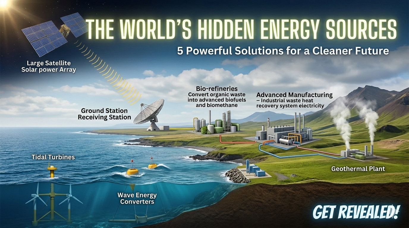 World's Hidden Energy Sources: 5 Solutions for a Cleaner Future