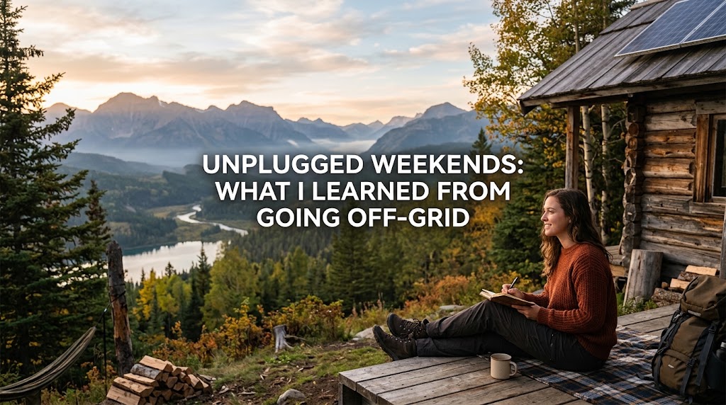 Unplugged Weekends: What I Have Learned From Going Off-Grid