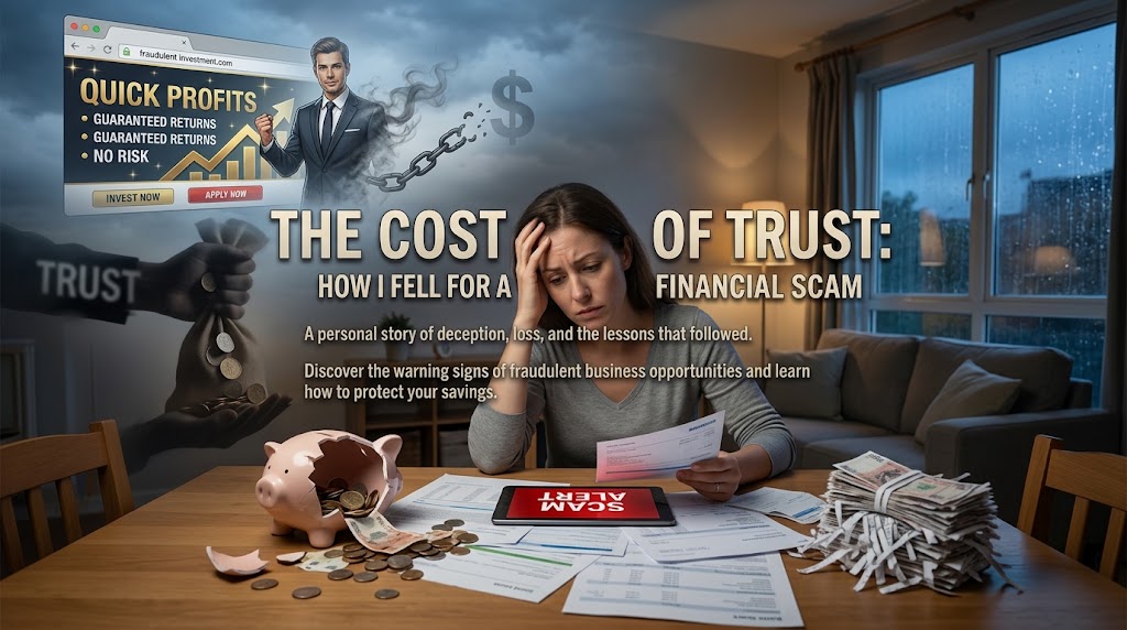 The Cost of Trust: How I Fell for a Financial Scam.